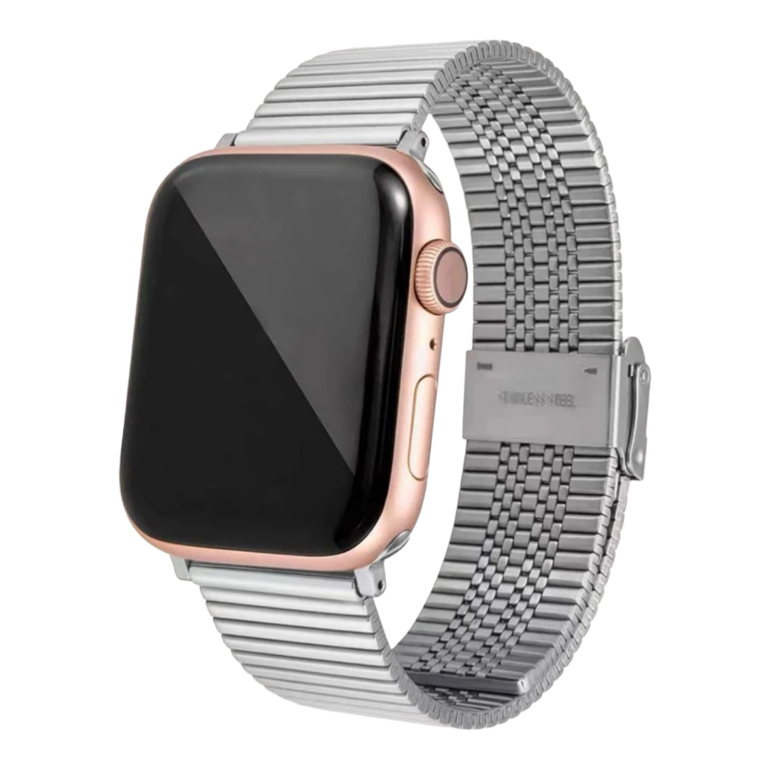 Correa Band metalica Acero Compatible Con Apple Watch 42/44/45 mm