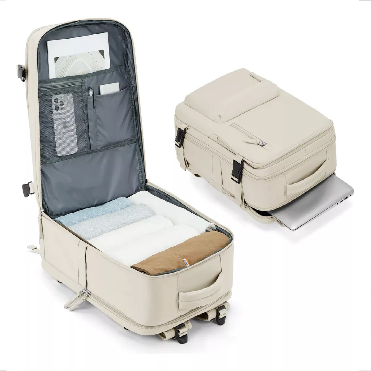 M  Mochila De Viaje Para Mujer, Mochila De Trabajo Antirrobo Para Hombre, Mochila Impermeable Para Laptop De 15.6 Pulgadas,para Viajes De Negocios Cortos