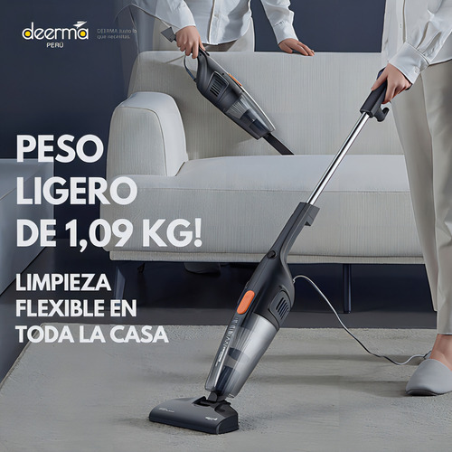 Deerma DX115C aspiradora de mano vertical 1.2L color Negro