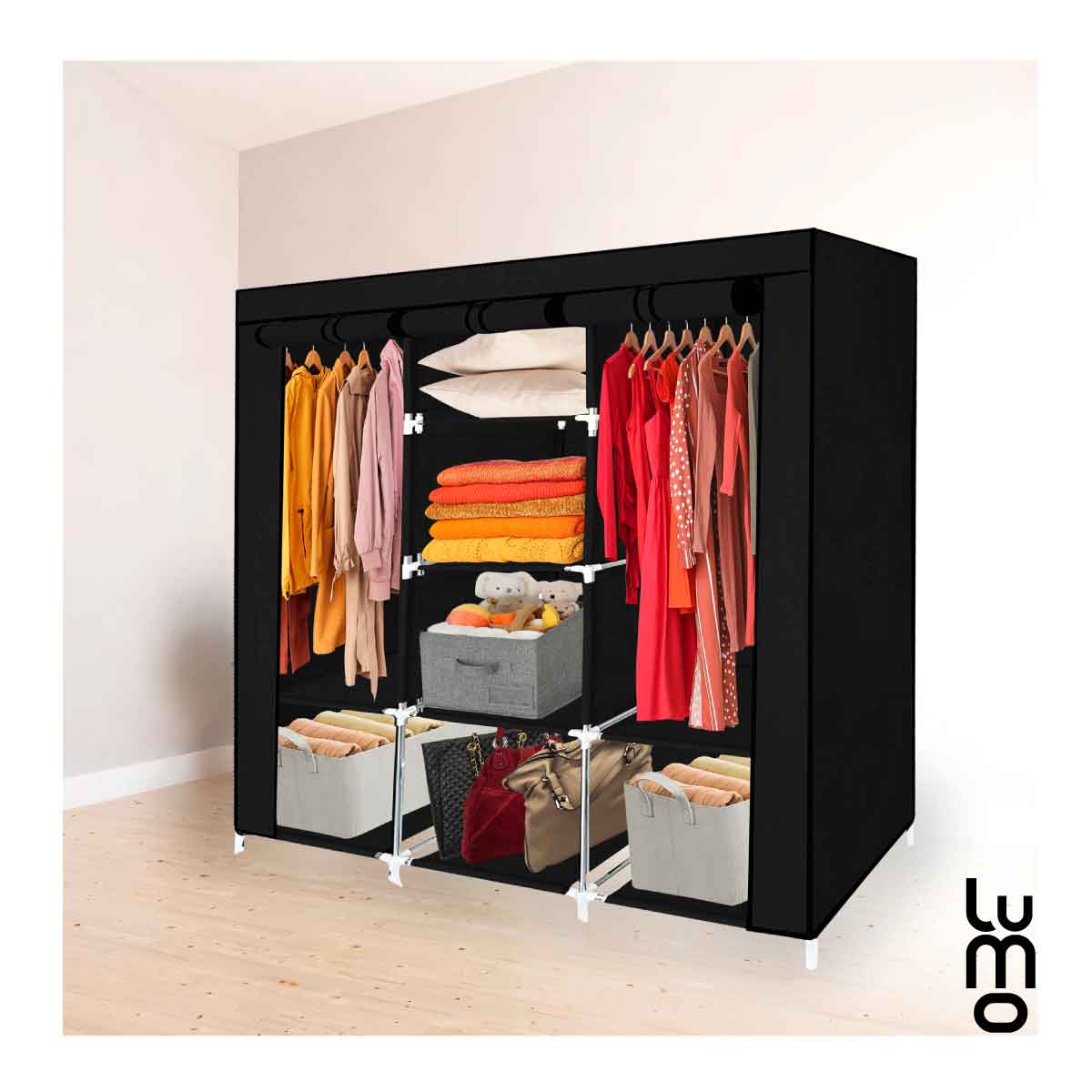 Closet Armable Ropero Guardaropa Organizador Rack Portatil