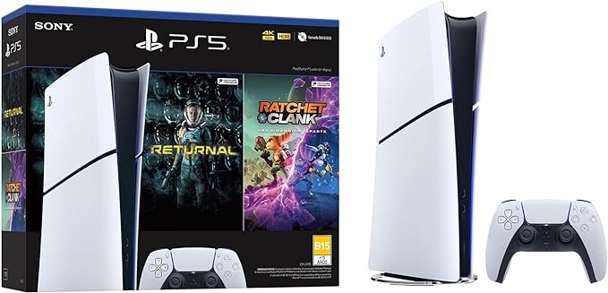 Consola PlayStation 5 Slim Digital - Paquete Returnal + Ratchet and Clank 