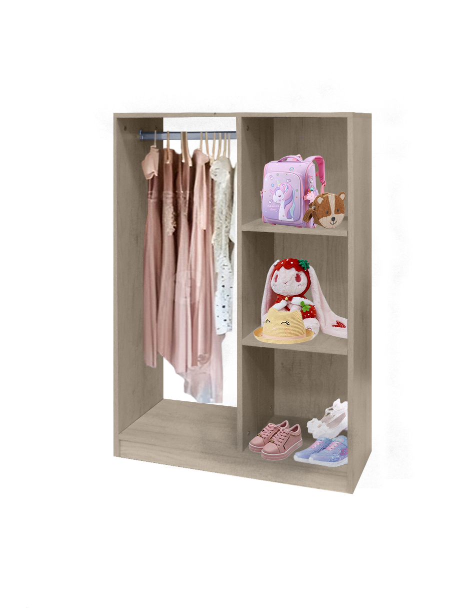 Closet Ropero Para Niños Con Estantes Minimalista LIZZY