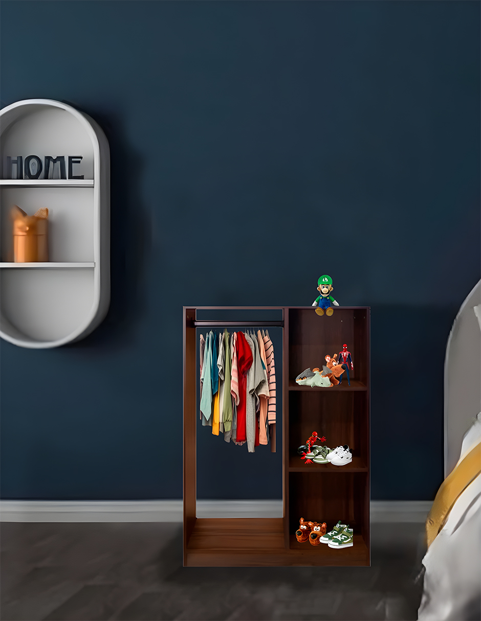 Closet Ropero Para Niños Con Estantes Minimalista LIZZY