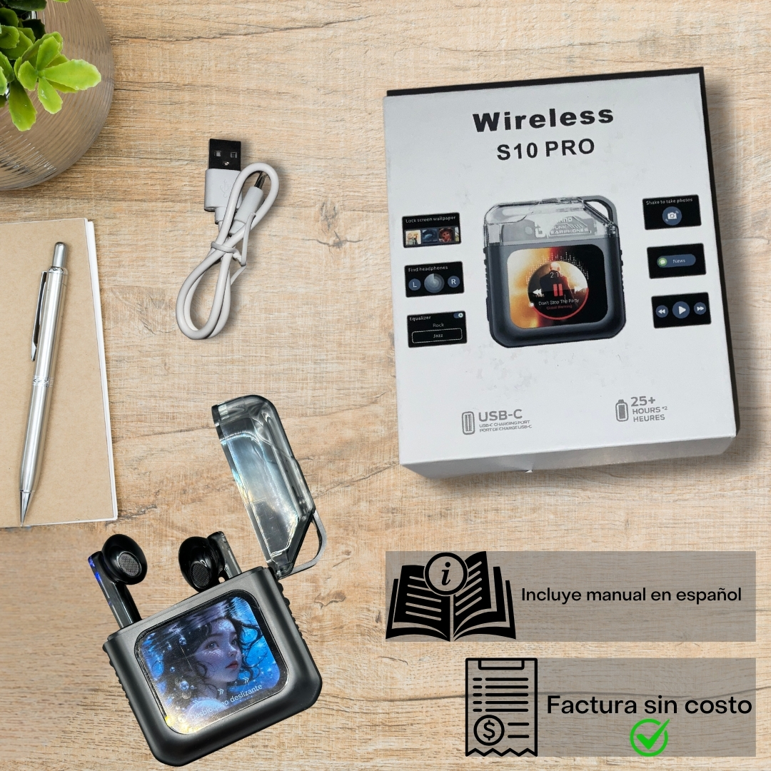 Audífonos Inalámbricos S10 Pro Blanco