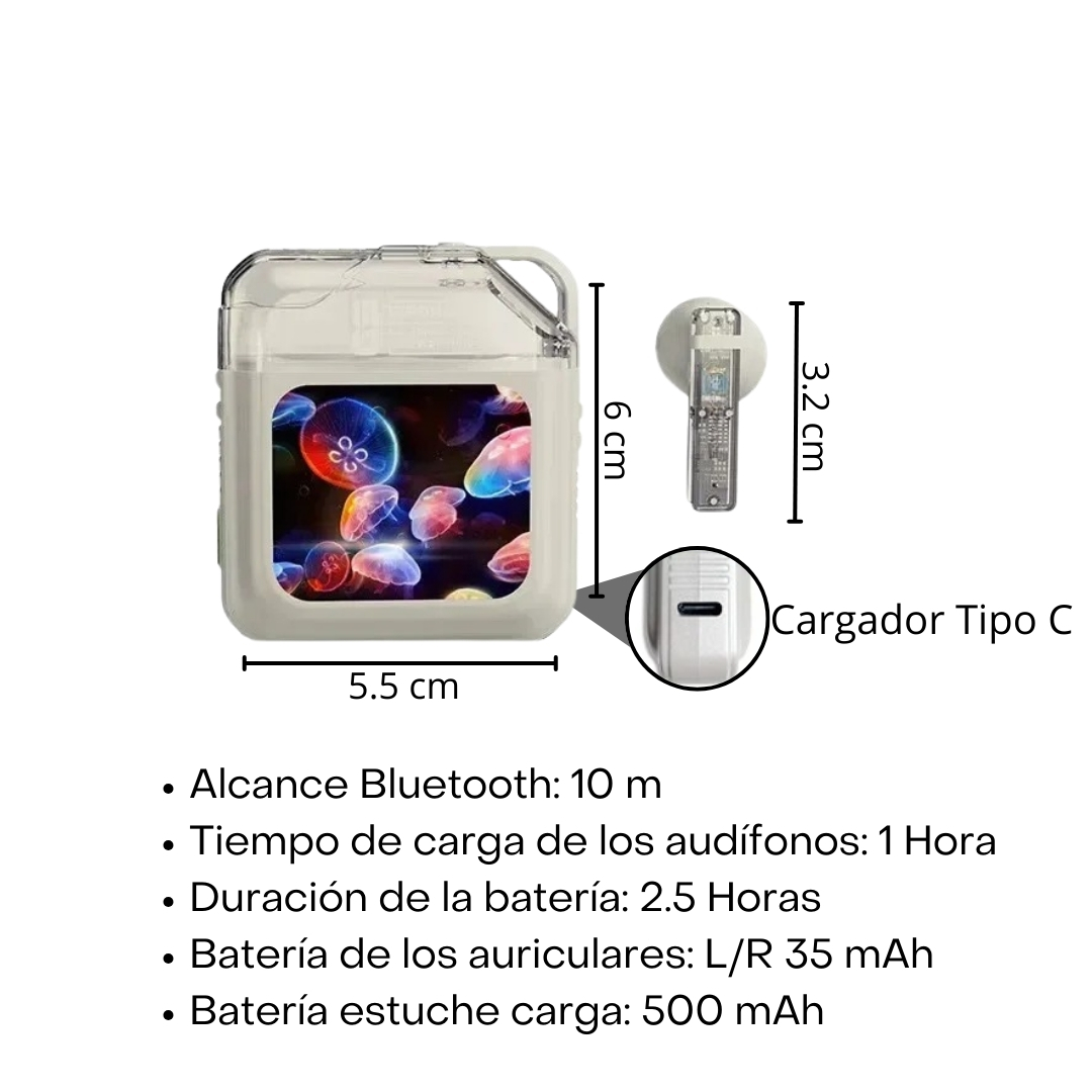 Audífonos Inalámbricos S10 Pro Blanco