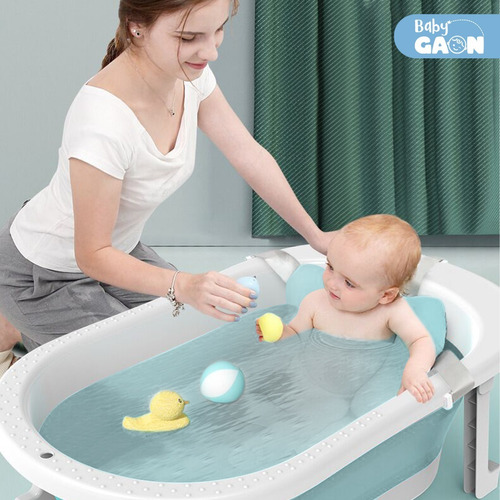 Bañera Tina De Baño Para Bebe Plegable Portatil Casa Y Viaje
