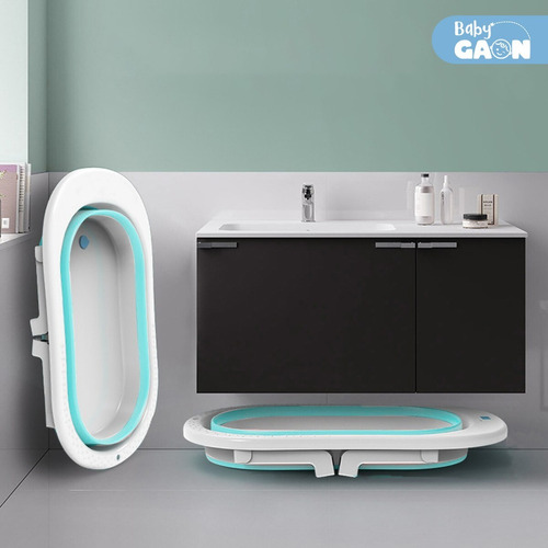 Bañera Tina De Baño Para Bebe Plegable Portatil Casa Y Viaje