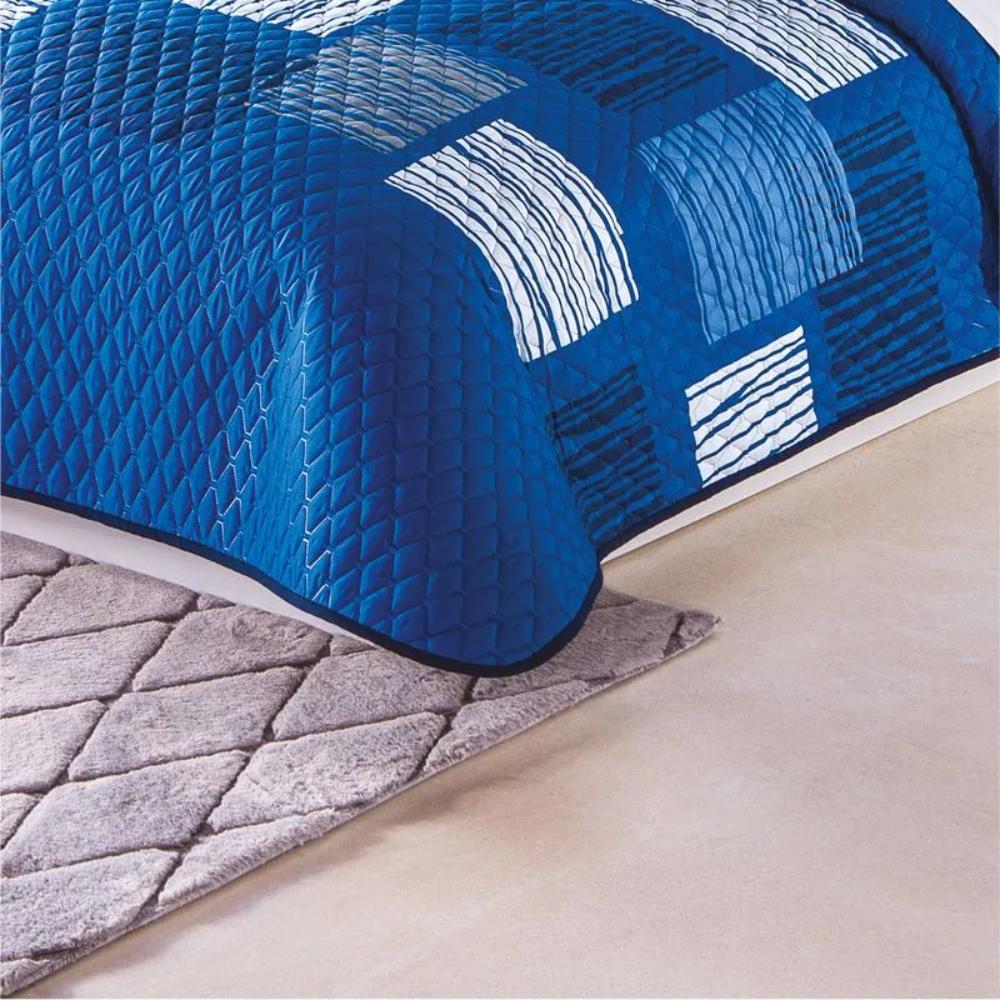 Edredon Ligero Neo Lugano 2V Azul King Size Xl Concord