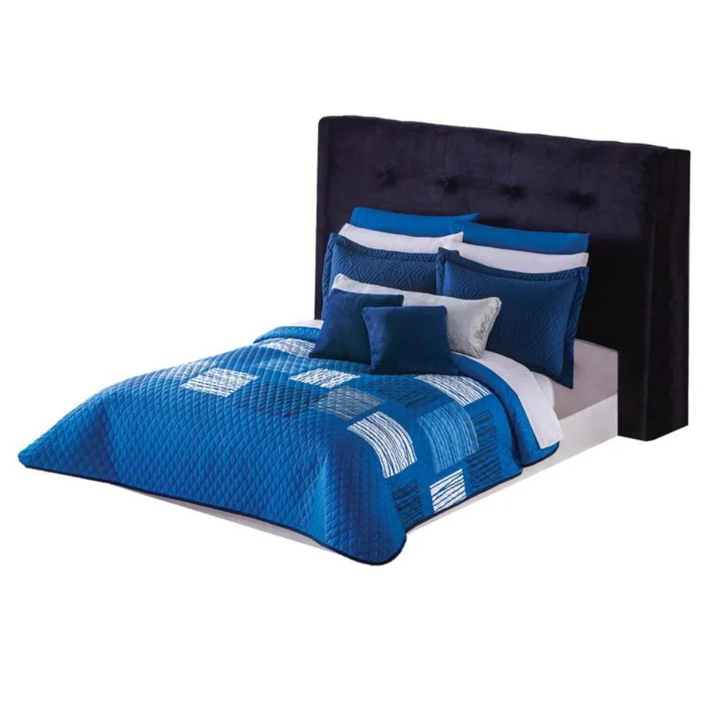 Edredon Ligero Neo Lugano 2V Azul King Size Xl Concord