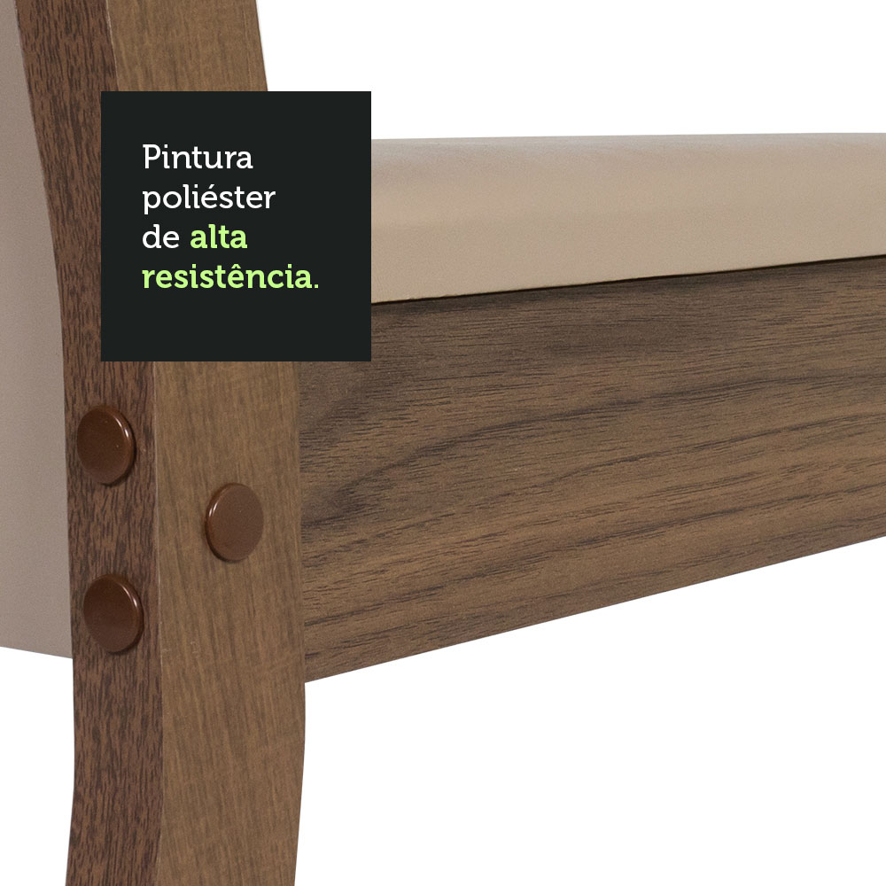 Juego de Comedor com Mesa y 6 Sillas Madesa Jaíne MC