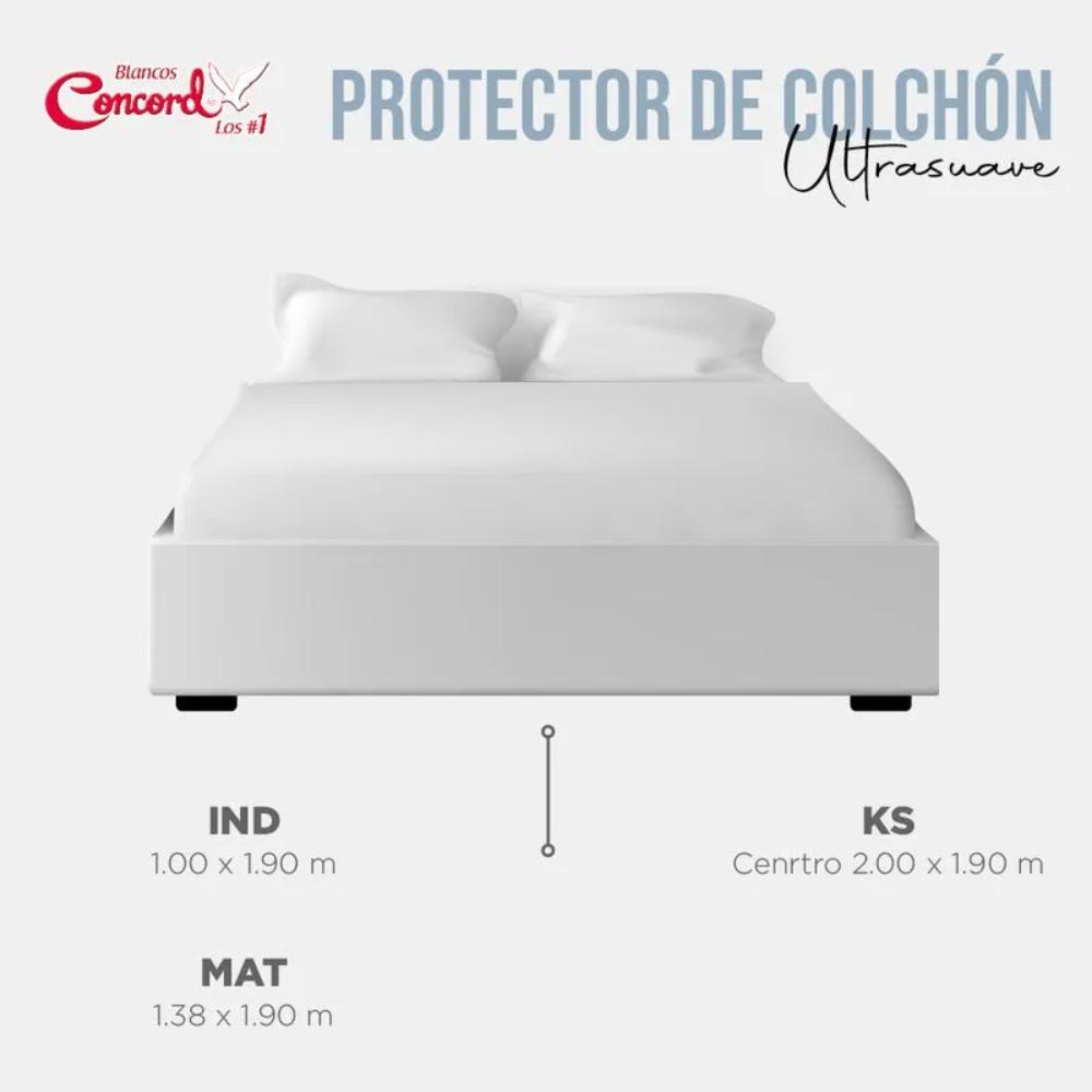 Protector Colchon Ultrasuave Matrimonial Concord