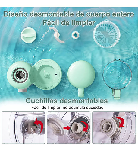Procesador De Alimentos Para Bebés Molinillo 3 En 1
