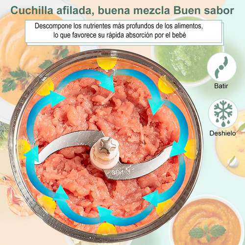 Procesador De Alimentos Para Bebés Molinillo 3 En 1