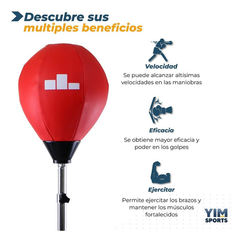 Pera Saco Boxeo Con Base + Guantes De Box + Bomba Box Pro