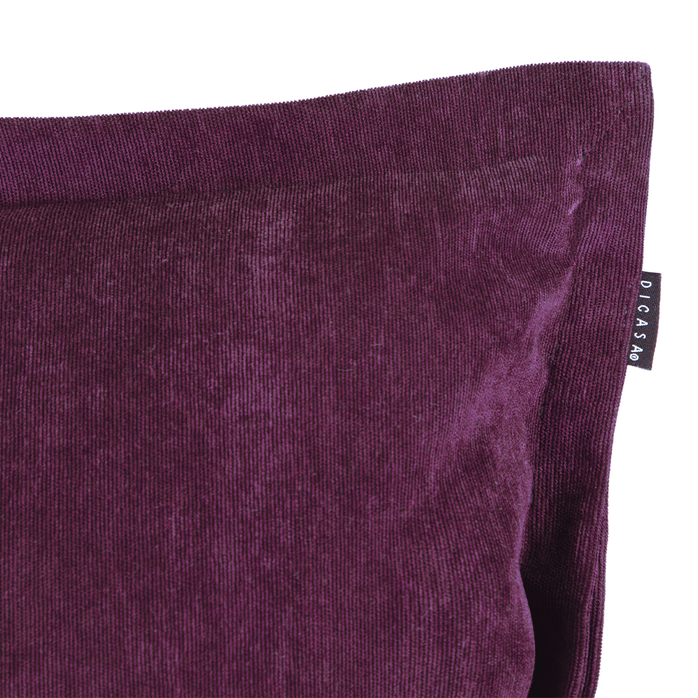 Set de 2 Cojines Decorativos Dicasa Velvet Kappa Velvet Morado