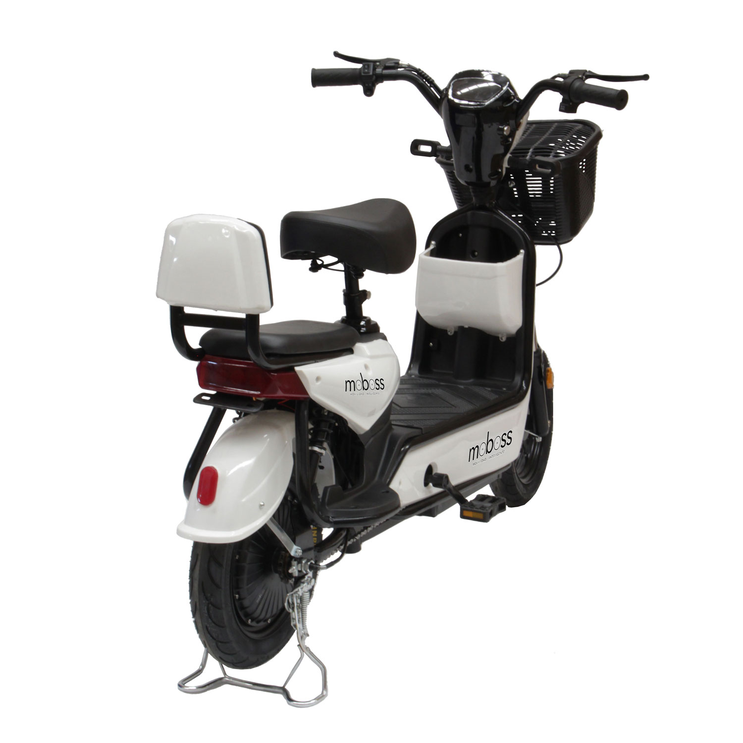 Bicicleta Eléctrica Urbana Moboss ZM400 Blanco 350W 25 km/h