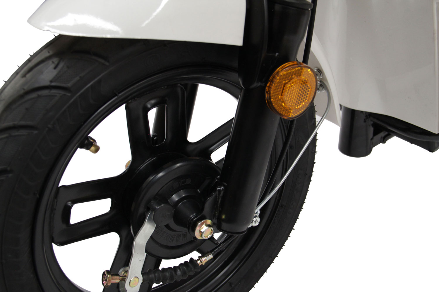 Bicicleta Eléctrica Urbana Moboss ZM400 Blanco 350W 25 km/h