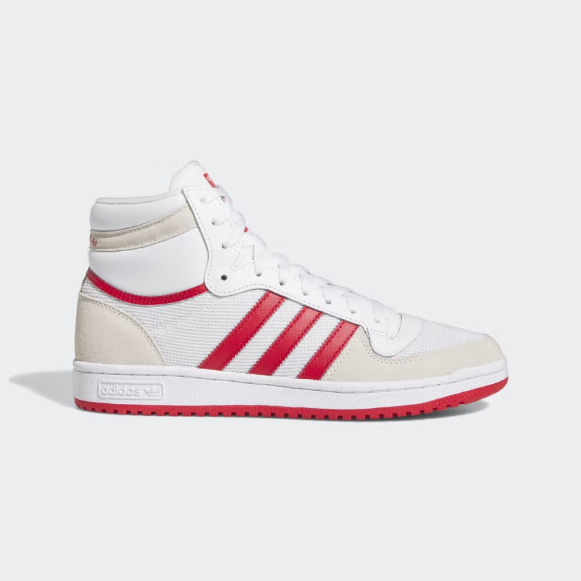 TENIS ADIDAS TOP TEN RB BLANCO ROJO DE HOMBRE 100% ORIGINAL 