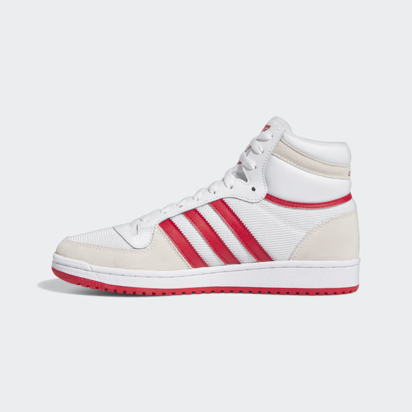 TENIS ADIDAS TOP TEN RB BLANCO ROJO DE HOMBRE 100% ORIGINAL 