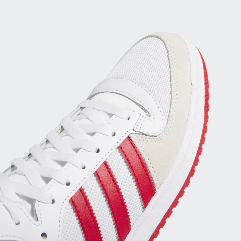 TENIS ADIDAS TOP TEN RB BLANCO ROJO DE HOMBRE 100% ORIGINAL 