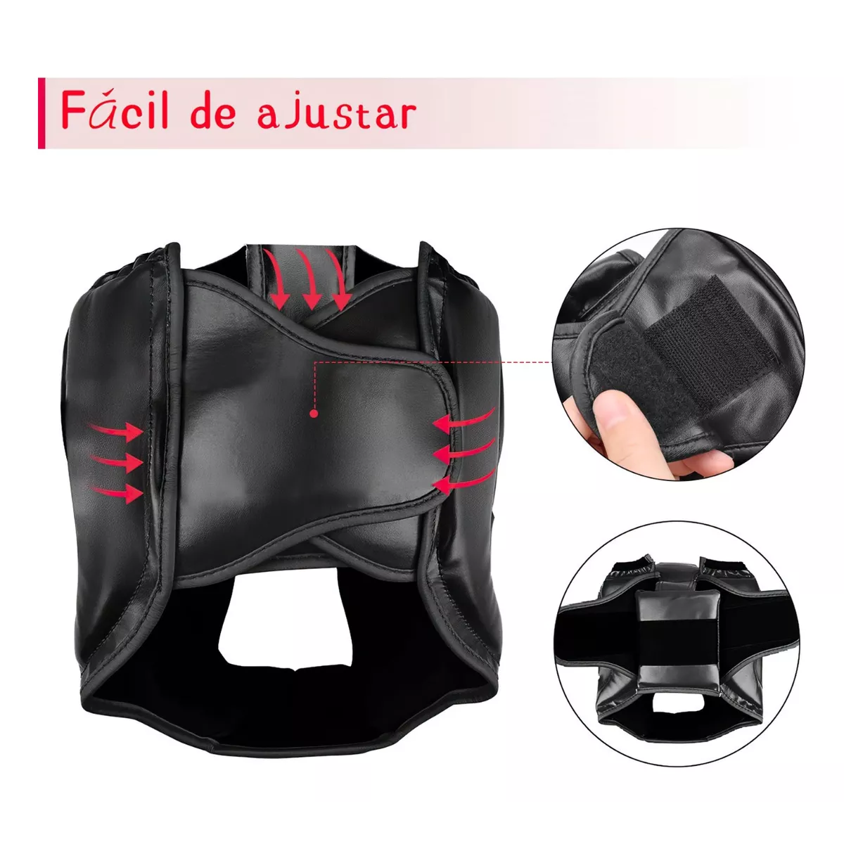Careta Casco Para Boxeo Taekwondo De Barra Protector Cabeza