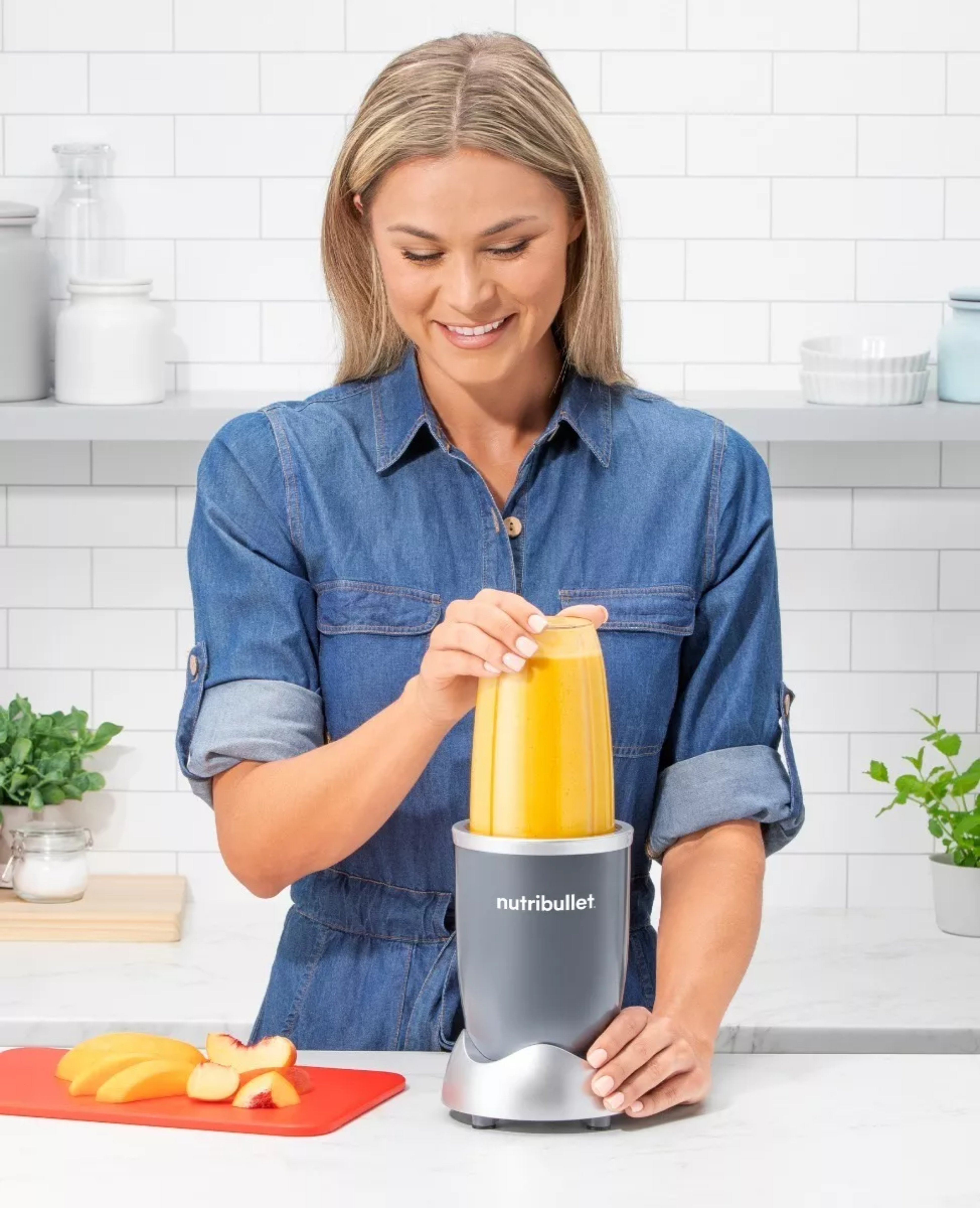 Nutribullet 600w Procesador De Alimentos Gris 6 Pcs