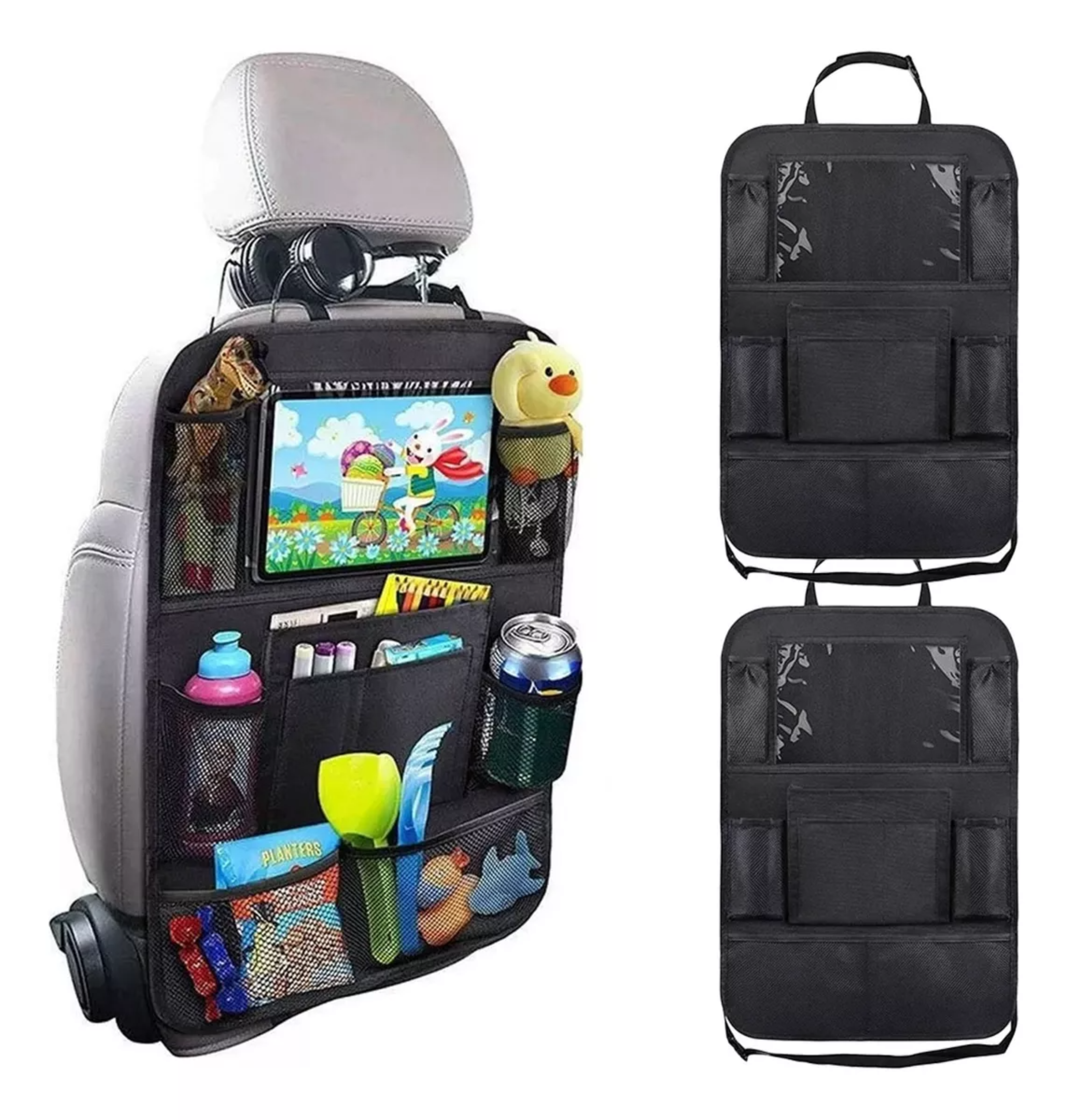 Organizador Para Asiento Trasero Para Auto Universal 2pcs