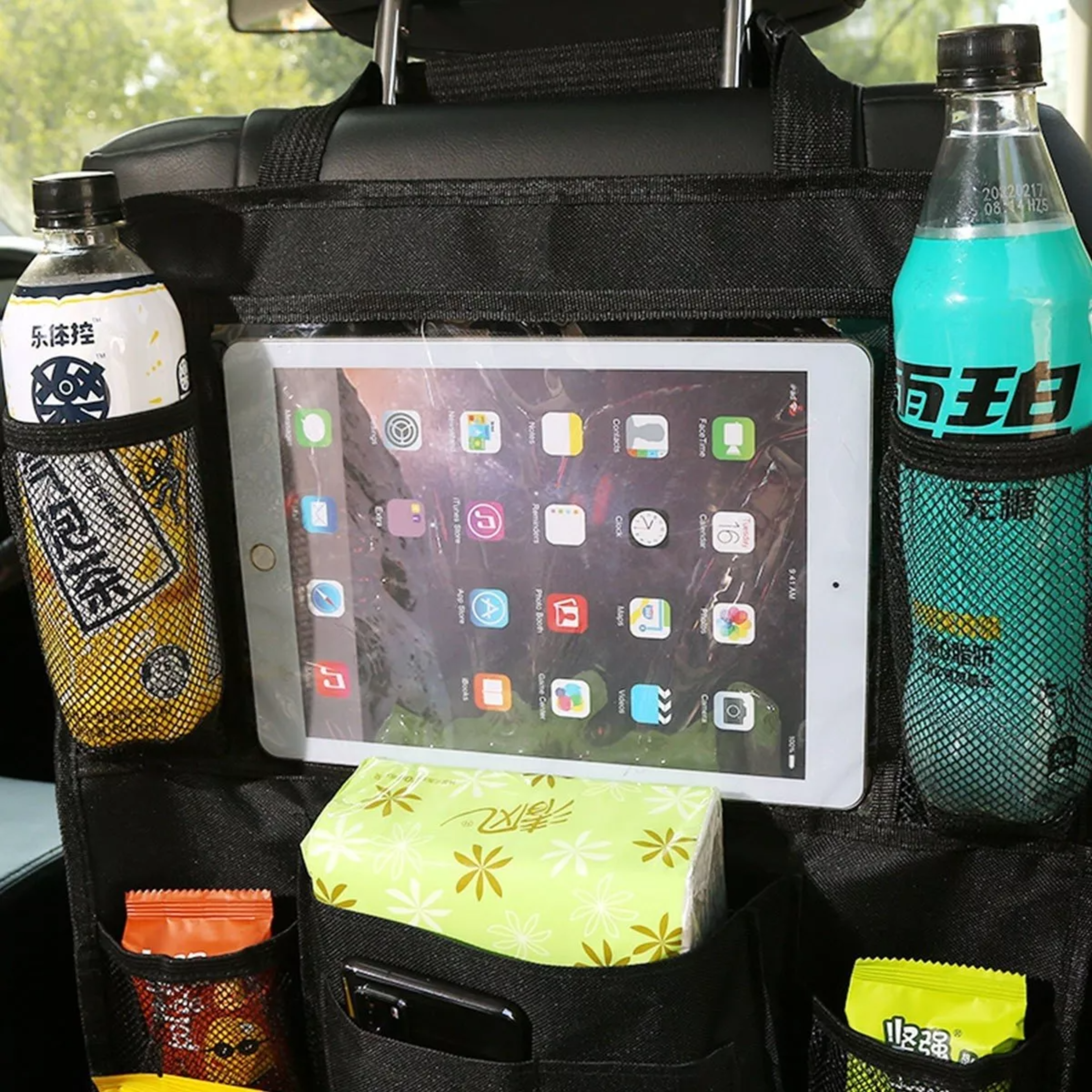 Organizador Para Asiento Trasero Para Auto Universal 2pcs