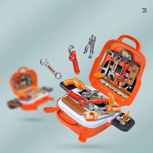 Herramienta Juguetes Mochila De Juegos Para Niños 22 Piezas