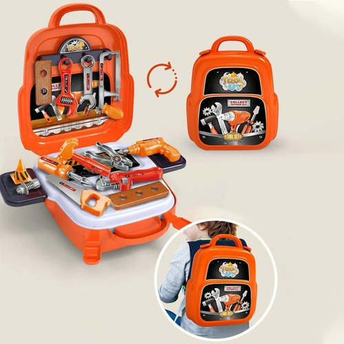 Herramienta Juguetes Mochila De Juegos Para Niños 22 Piezas