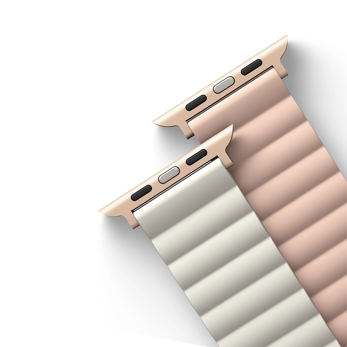 Correa Reversible Apple Watch 9 | 8 | 7 | 6 | 5 | 4 | 3 | 2 | 1 | SE Series y Apple Watch Ultra 2 | 1 Series de 49/45/44/42 mm Revix Rosa/Beige Uniq