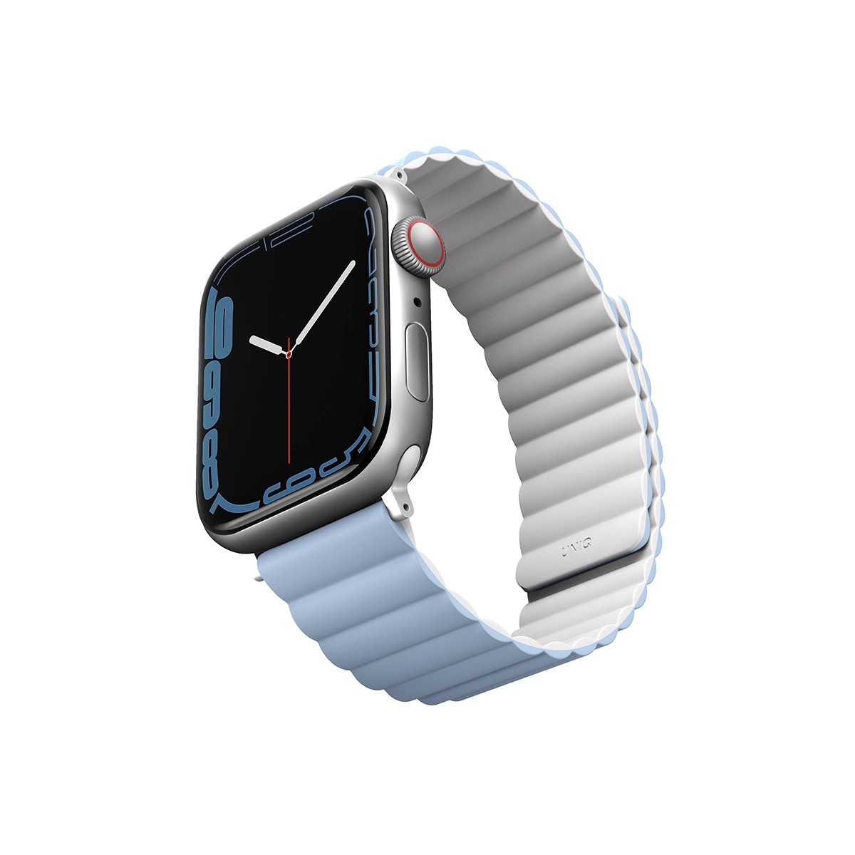 Correa Reversible Apple Watch 9 | 8 | 7 | 6 | 5 | 4 | 3 | 2 | 1 | SE Series y Apple Watch Ultra 2 | 1 Series de 49/45/44/42 mm Revix Blanco/Azul Uniq