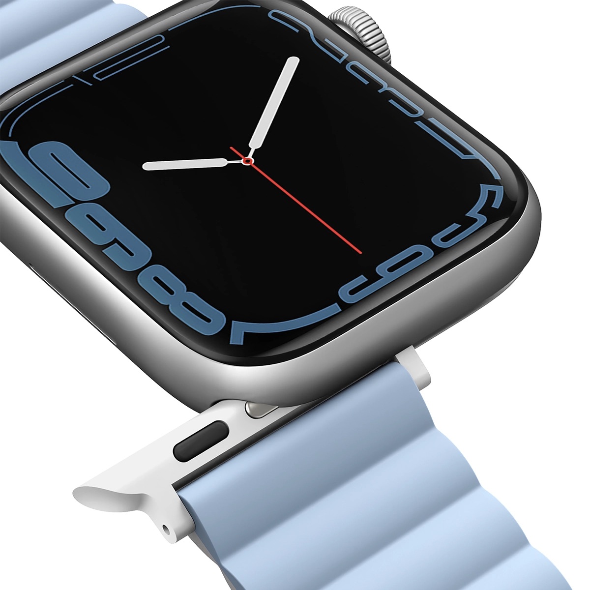 Correa Reversible Apple Watch 9 | 8 | 7 | 6 | 5 | 4 | 3 | 2 | 1 | SE Series y Apple Watch Ultra 2 | 1 Series de 49/45/44/42 mm Revix Blanco/Azul Uniq