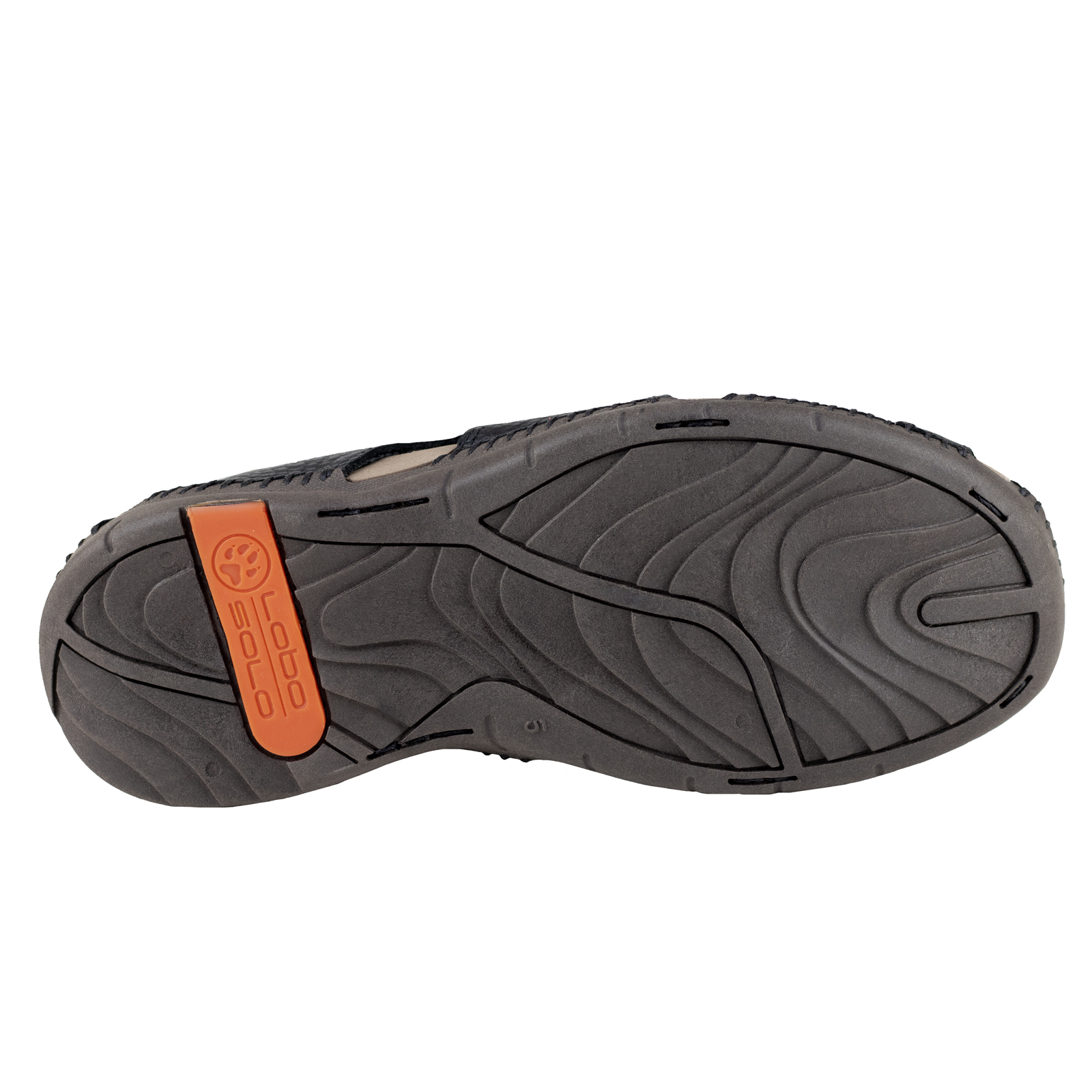 Sandalia Urbana Outdoors De Hombre Lobo Solo Piel 6605 Negro
