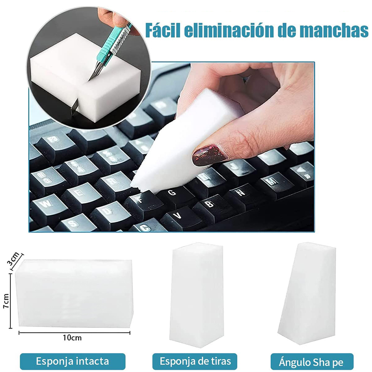 Esponja Mágica Magiesponja Para Limpieza Paquete 10 Pzs