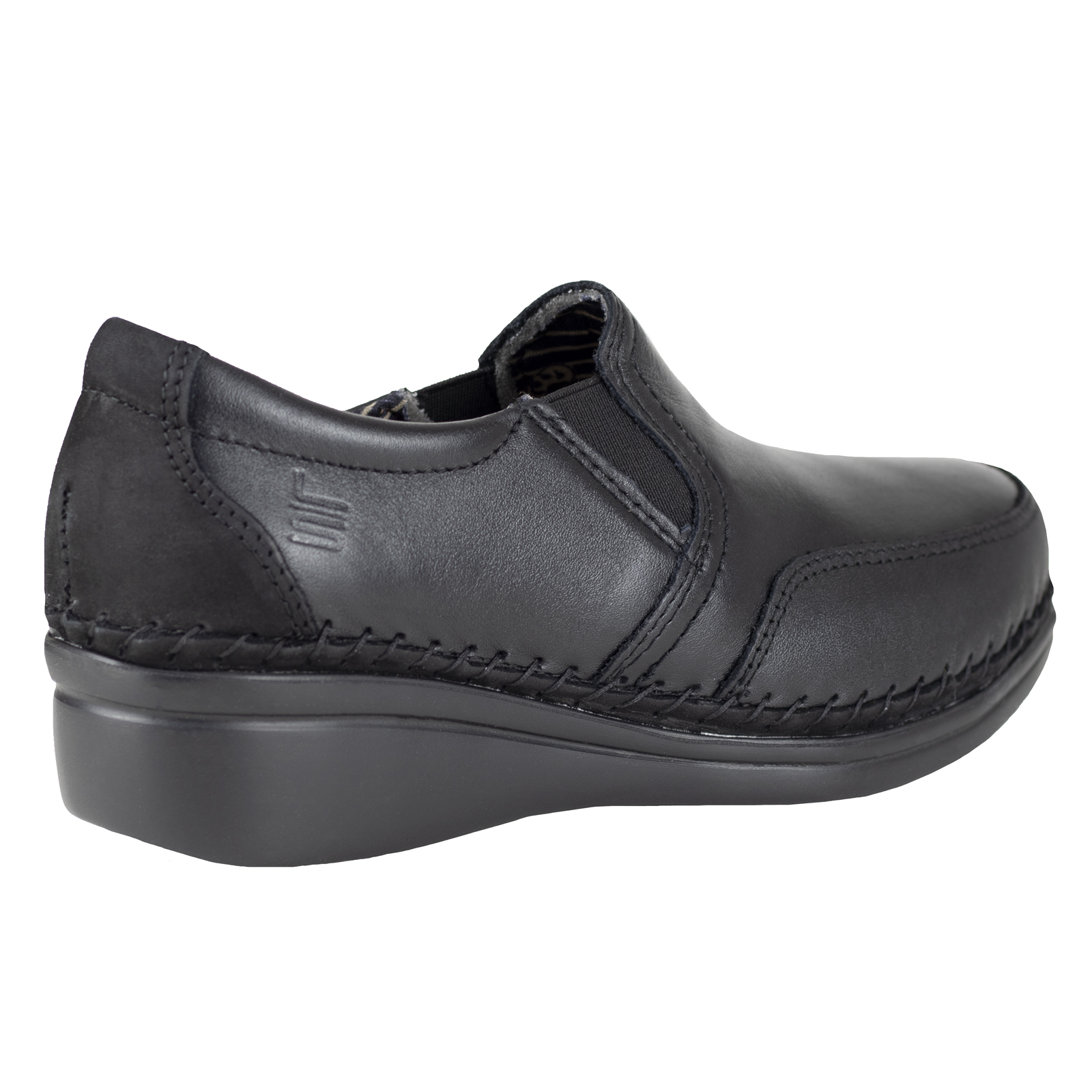 Zapato De Tacón Cómodo Mujer Lobo Solo Semi-vestir 4706 Negro  