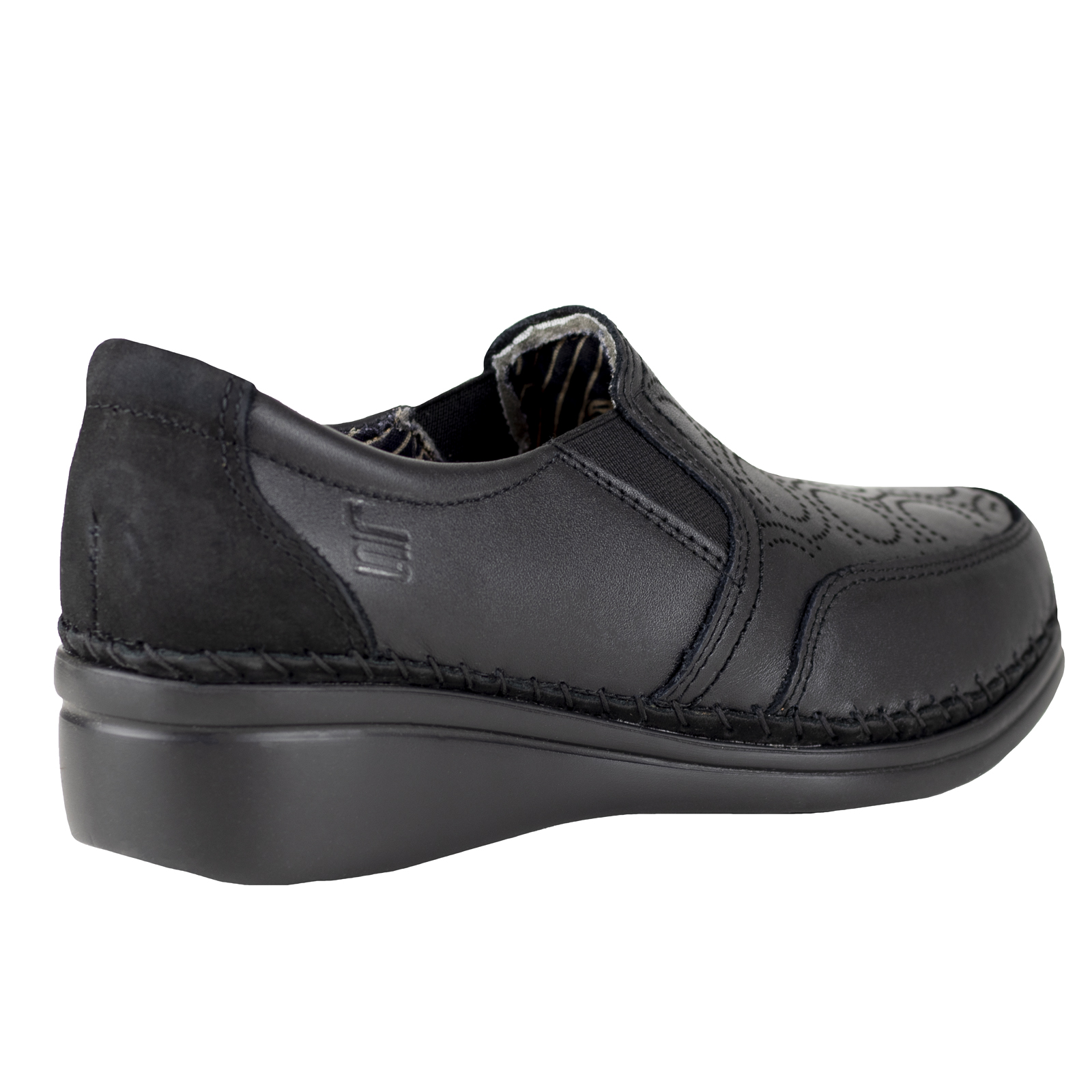 Zapatos Mujer Con Tacón Semivestir Lobo Solo 4702 Negro Moda