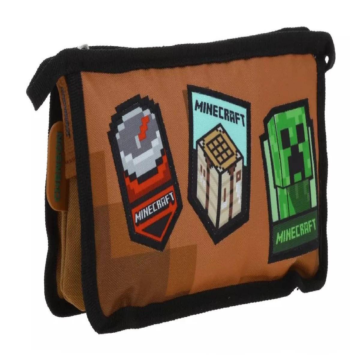 M Lapicera Estuche Escolar Chenson Minecraft Pexel Para Niño