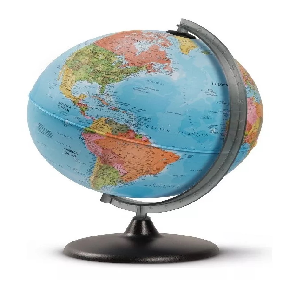 M Globo Terráqueo En Español 30 Cm Con División Política