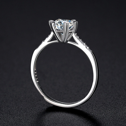 Anillo Ajustable De Plata Para Mujer,regalo Promesa Novia