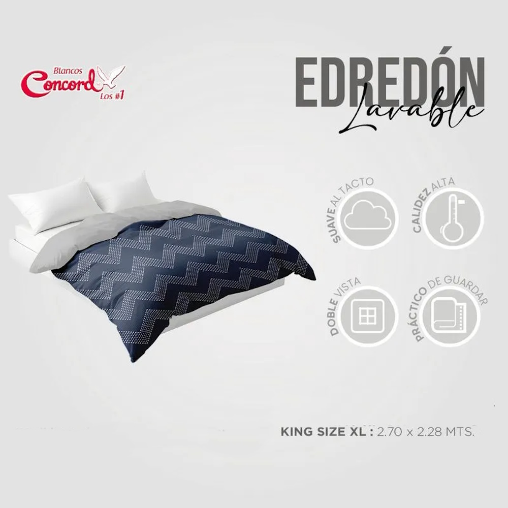Edredon Lavable Belk Microfibra King Size Concord