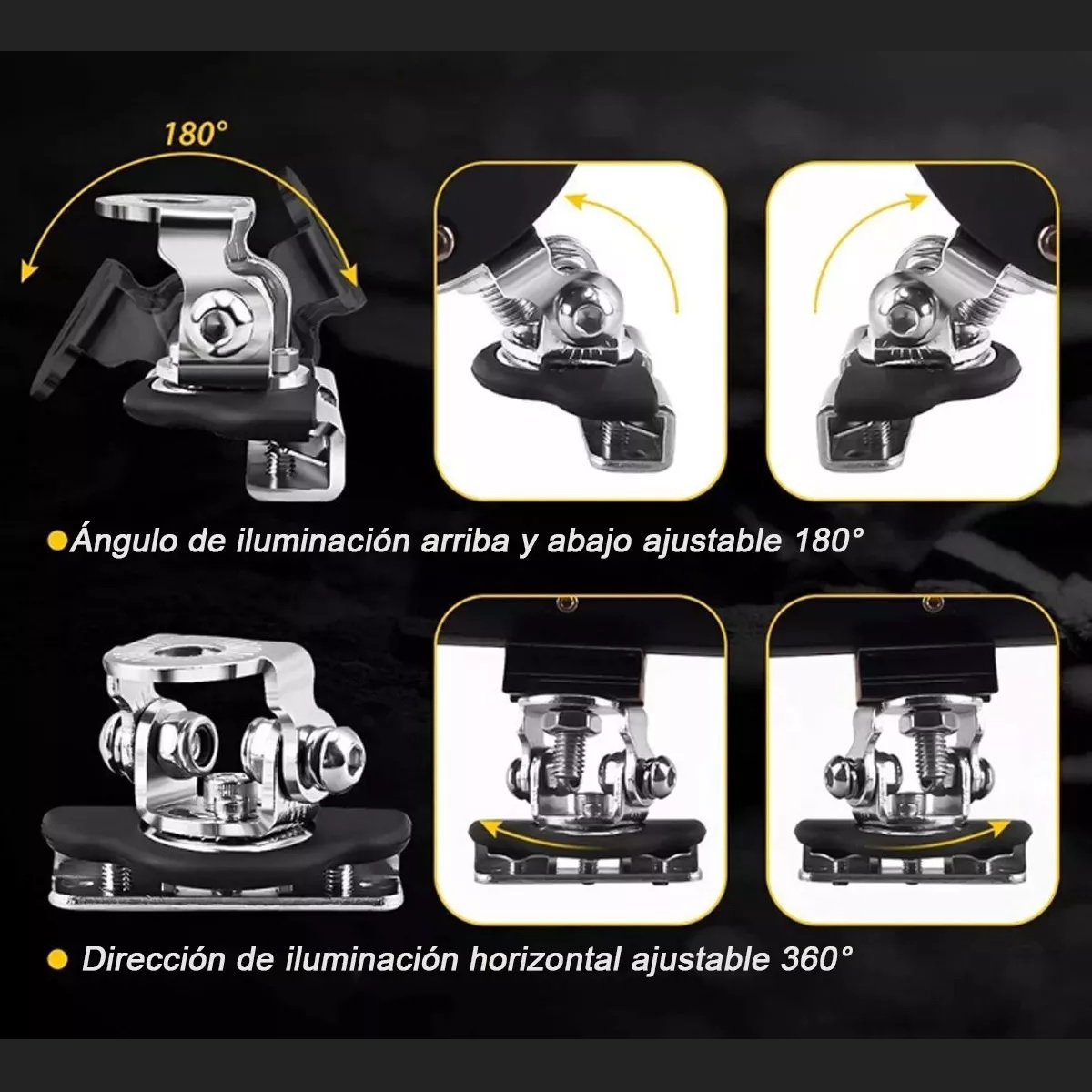 Bases Cofre Universales Para Faros Led Soporte De Montaje 2Pzas