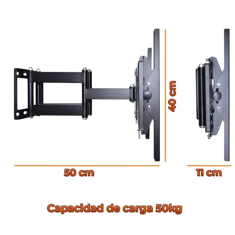 Soporte para TV de 35 a 75 Pulgadas Doble Brazo Extensible