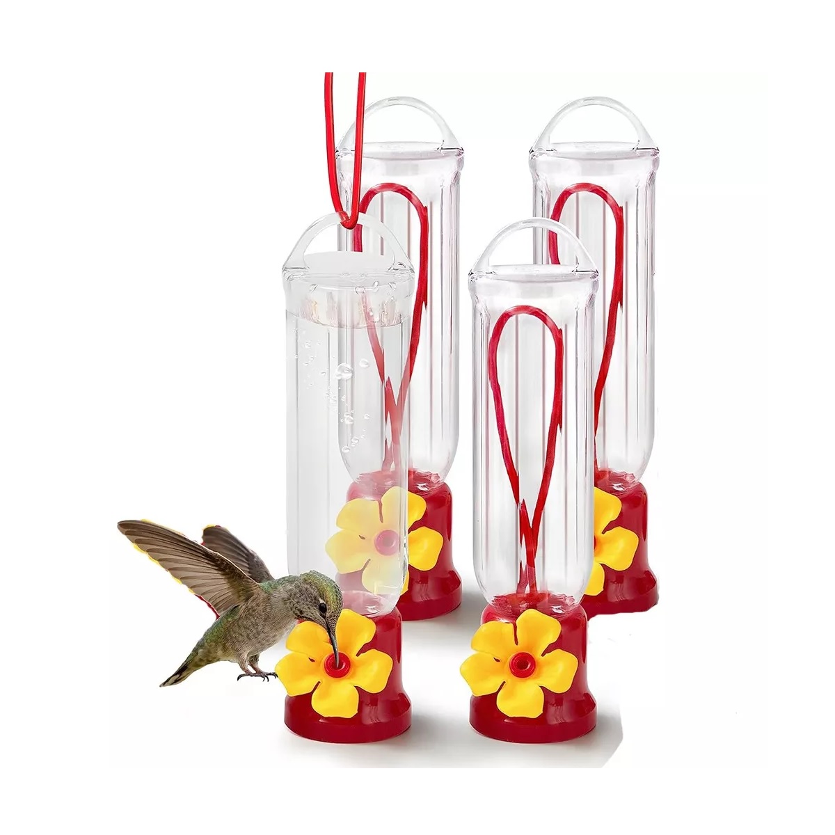 4pcs Mini Alimentador De Colibrí Al Aire Libre 90ml