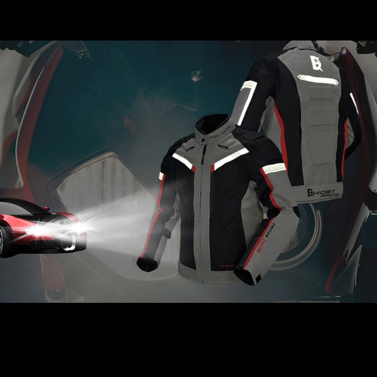 Chamarra Chaqueta blanco moto impermeable motocicleta protección armadura agua aire reflejante