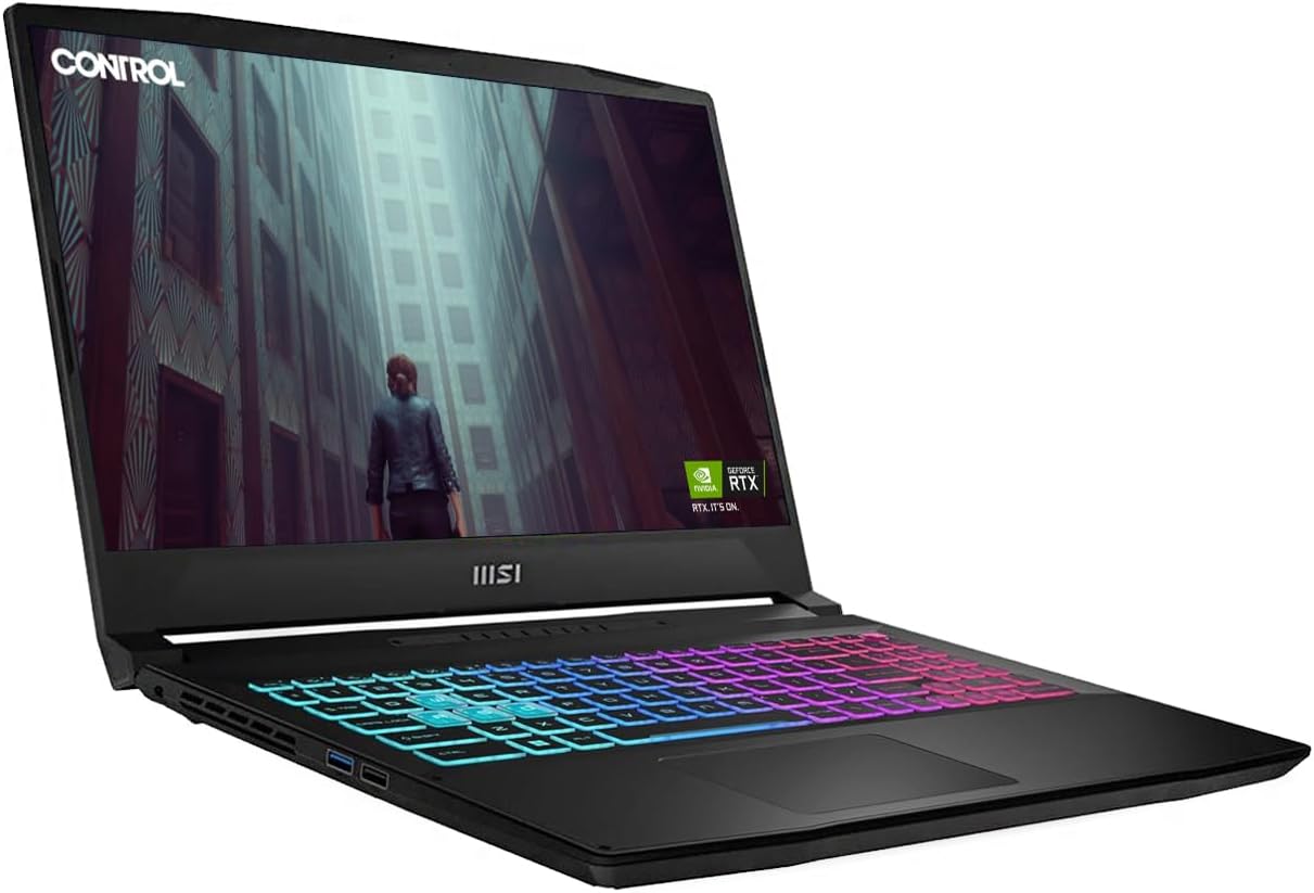 MSI Laptop Gamer Katana Intel Core i7 12650H RAM 16GB, SSD 1TB, Pantalla de 15.6" Video GeForce RTX 4070, Windows 11 Home Teclado en Inglés.