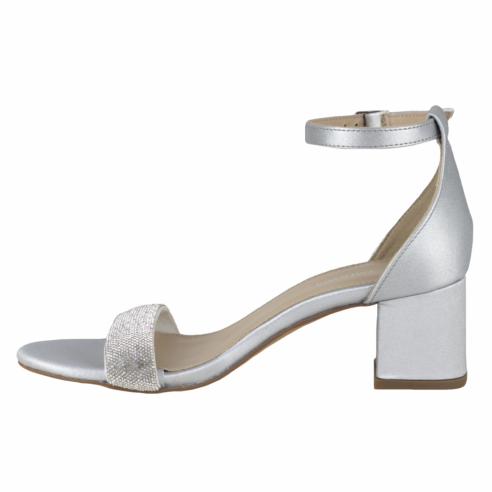 Zapatilla Semivestir Mujer Abierta Lady Paulina 21217 Plata