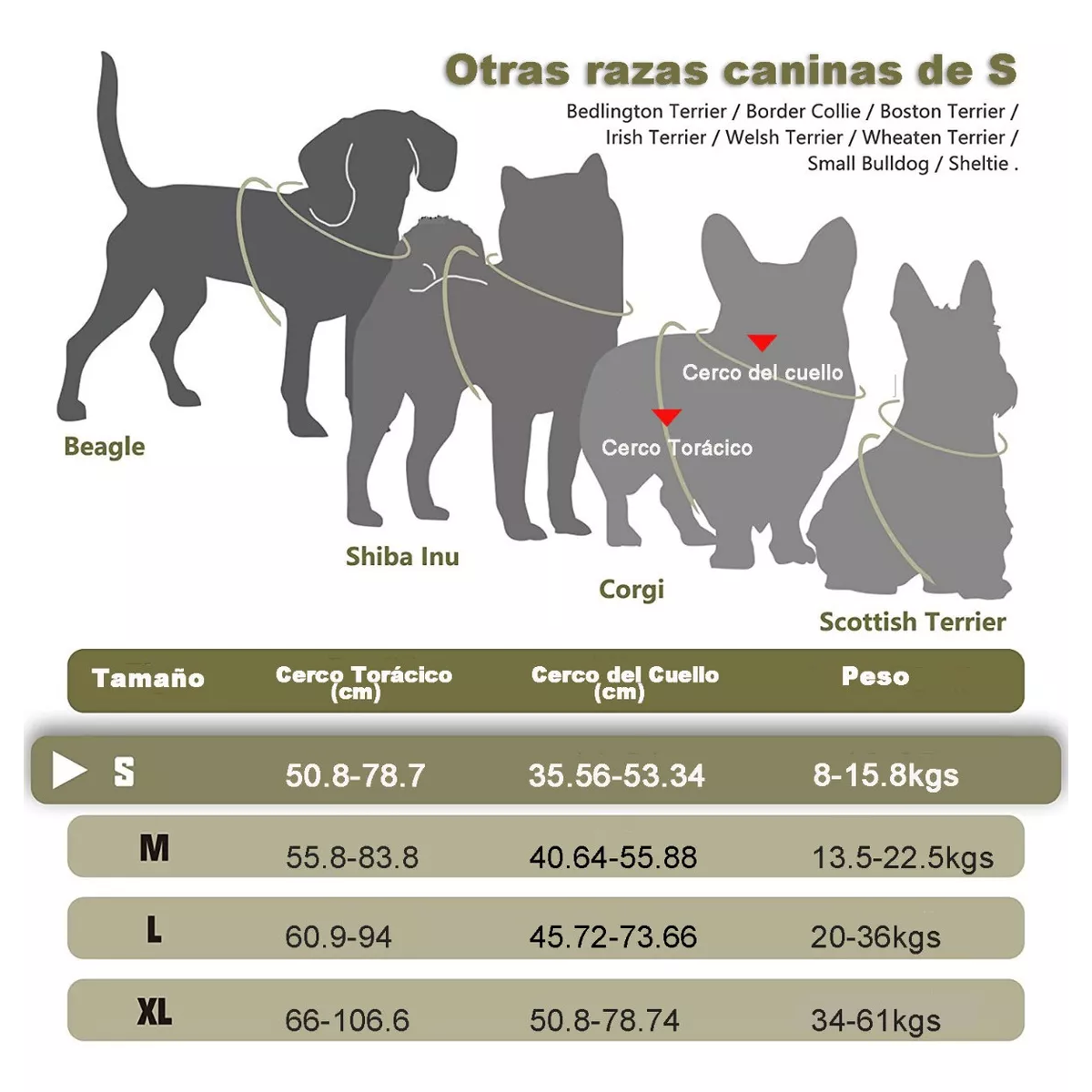 Chaleco Táctico Para Perro Pechera Militar K9 Ajustable Gris Talla S
