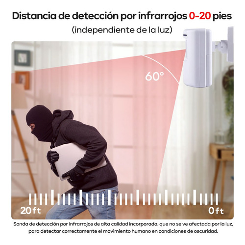 Timbre Con Sensor Movimiento Con 38 Música Para Negocios