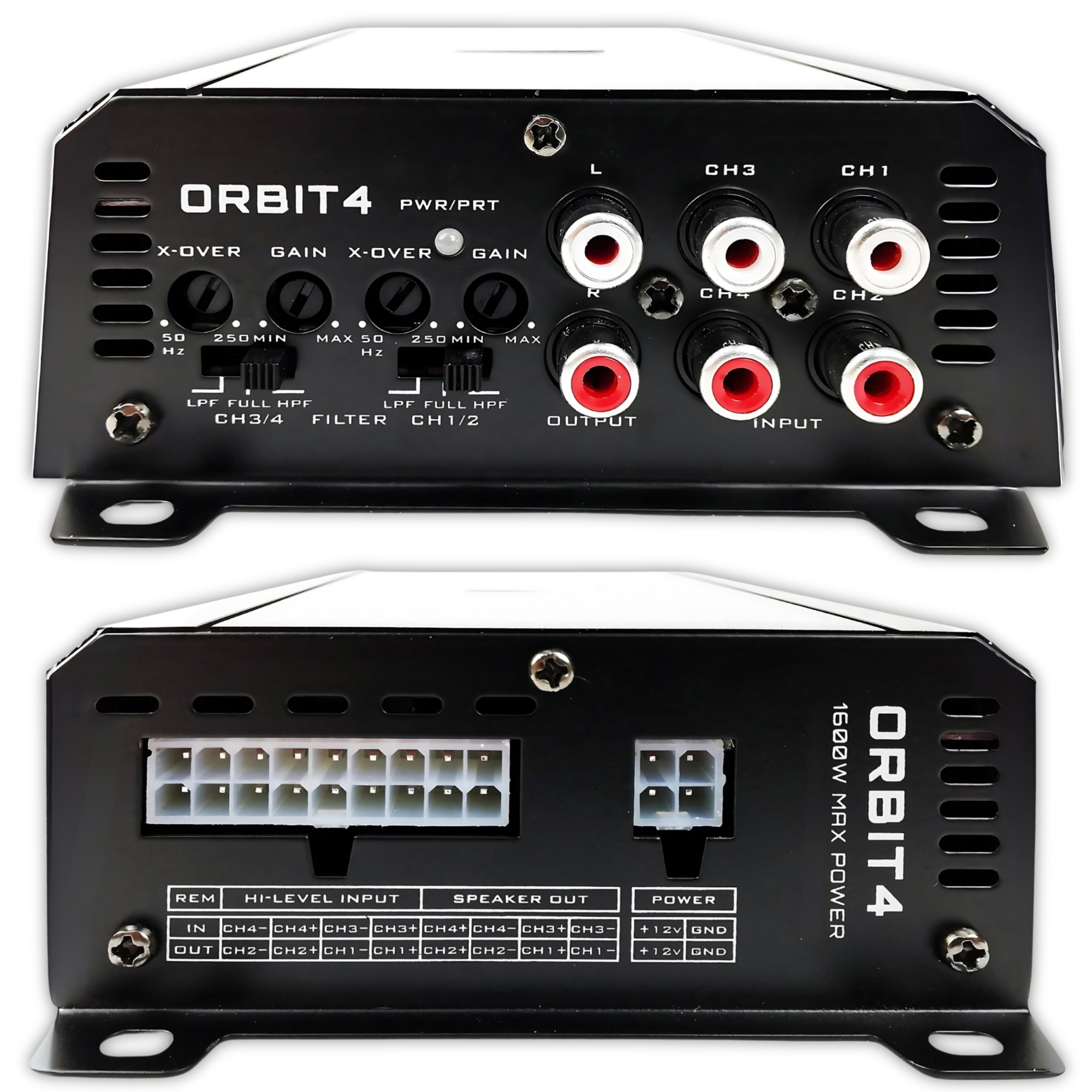 Micro Amplificador 4 Canales Atomic Audio ORBIT4 1600 W